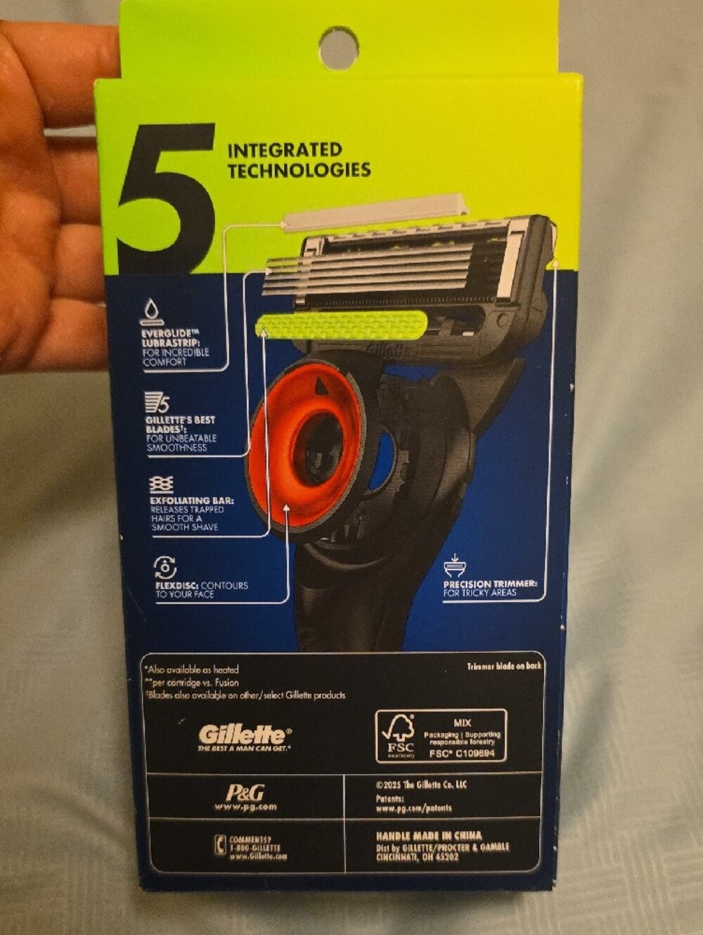 Gillette Labs Men’s Razor — Patriots - Picture 2 of 5